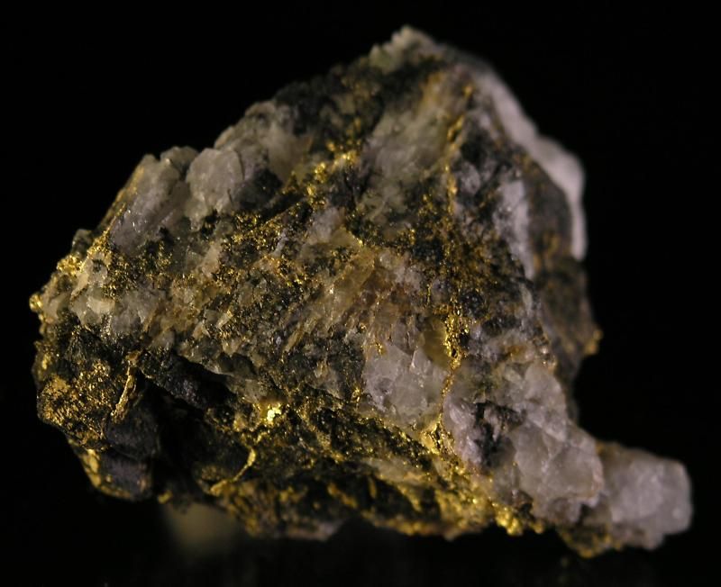 Fine Gold Mineral Specimen Prospect Near Mont Laurier QC Canada
