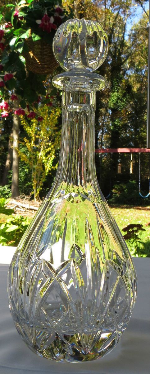 Beautiful Cut Heavy Lead Crystal Decanter