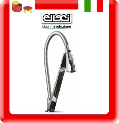 Elleci Miscelatore Electra Eikelecr Mixer INOX Cromato