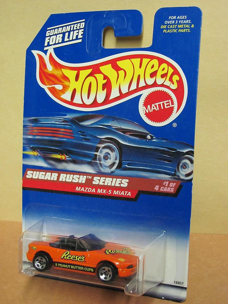 Hot Wheels 741 Sugar Rush Mazda MX 5 Miata