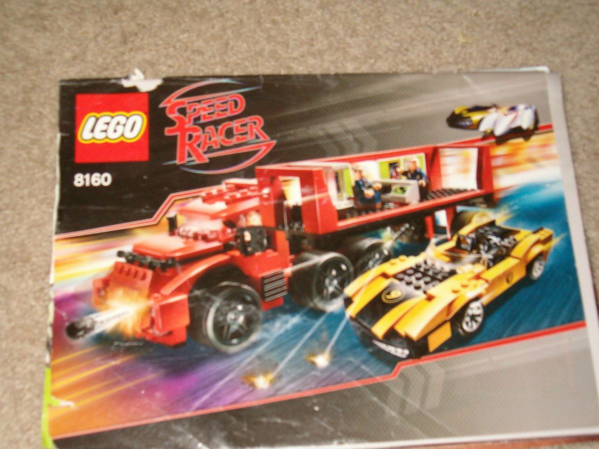 Lego Speed Racer 8160 Cruncher Block Racer x Instruction Booklet Only