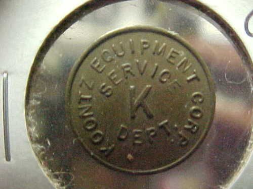 Koontz Equipment Corp Lemoyne PA Token