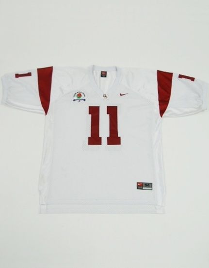  Authentic USC TROJANS Rose Bowl MATT LEINART NCAA Sewn Jersey 54 C1