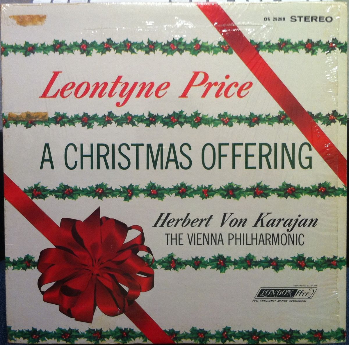 Leontyne Price Karajan A Christmas Offering LP OS 25280 VG Vinyl