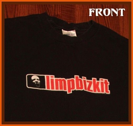 Limp Bizkit Rock Concert Tour T Shirt L