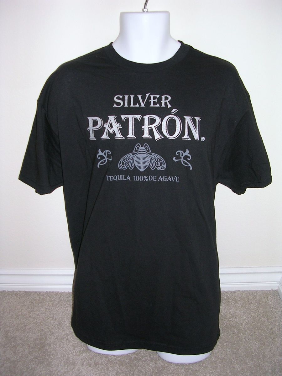 New Mens Patron Tequila Black XXL T Shirt Tee Bar Bartender Official