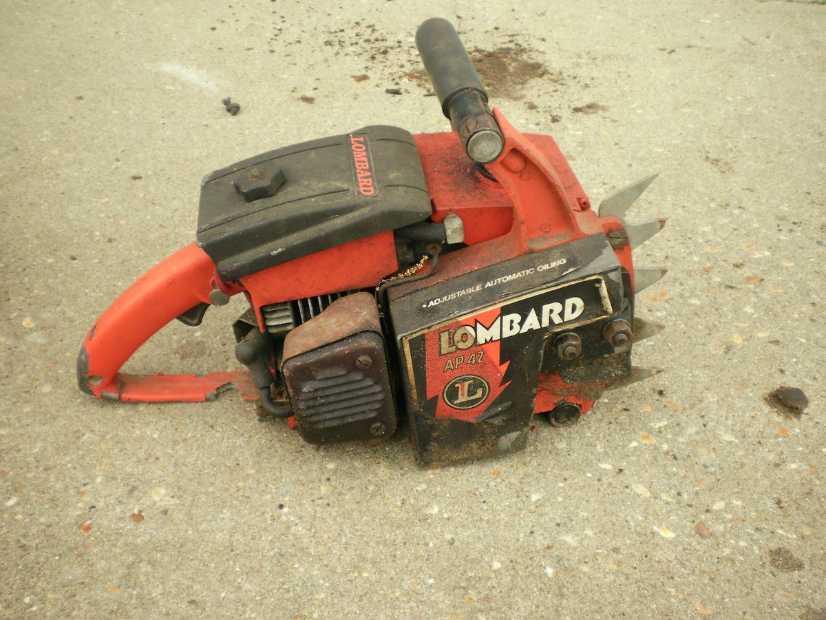 Vintage Lombard AP42 Chainsaw Powerhead Nice for Repair 