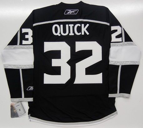 Jonathan Quick Los Angeles Kings Home Reebok Jersey