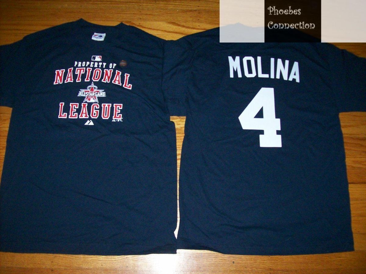 Cardinals Yadier Molina All Star Prop Jersey Shirt XL