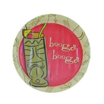 Paper Tiki Party Plates Luau Supplies Tropical