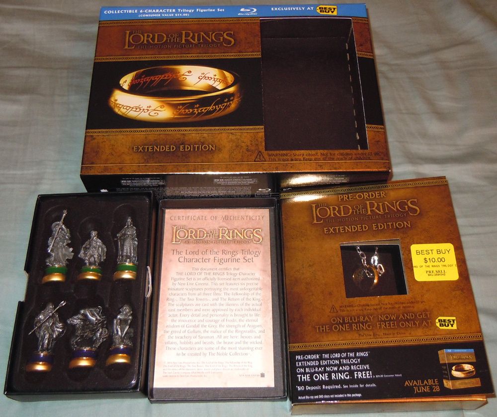 the lord of the rings trilogy extended edition on blu-ray june 28th