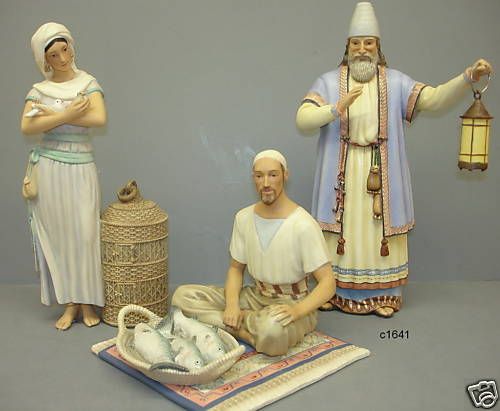 Lenox Miracle Bethlehem Nativity Bywaters 3 Townspeople