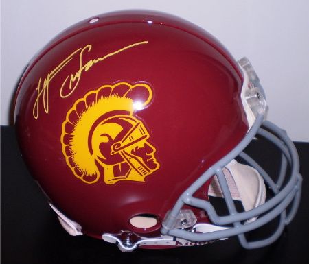 LYNN SWANN AUTOGRAPHED SIGNED USC TROJANS F S AUTHENTIC PROLINE HELMET