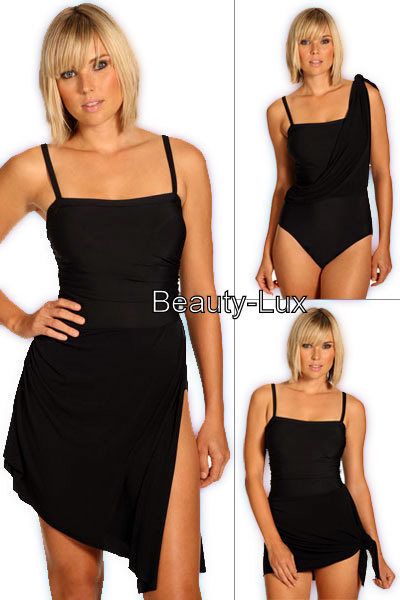 MAGICSUIT Miraclesuit Tina 4 Way Convertible Swimdress Swimsuit Black