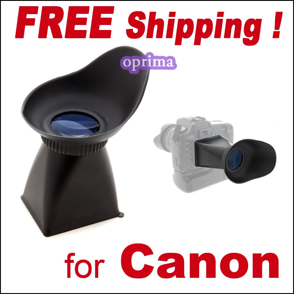 LCD Viewfinder Extender Screen Magnifier 4 Canon 600D 60D DSLR