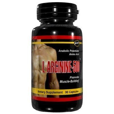 Arginine 500 Promotes Muscle Building 500 MG 90 Ct