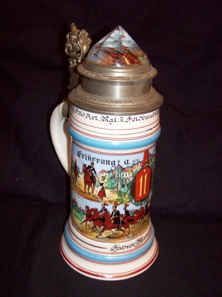  Stein 1908 10 Military Feld Art Reg 5 Feldhouwitzer Fahrer Mangold