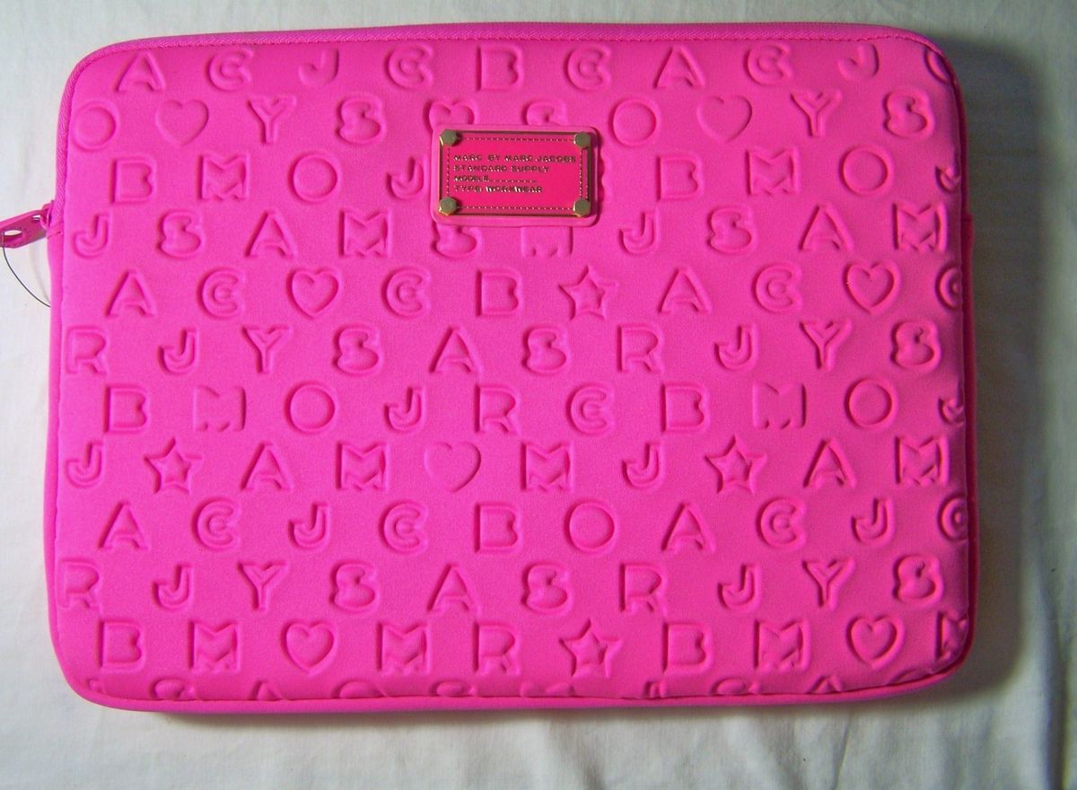 Marc by Marc Jacobs Dreamy Logo Neoprene Laptop Computer Case Cover