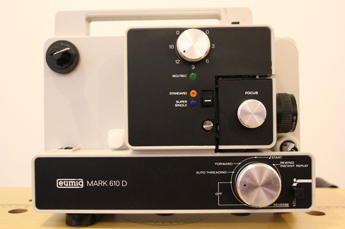 Eumig Movie Projector Mark 610 D Reg 8mm and Super 8mm