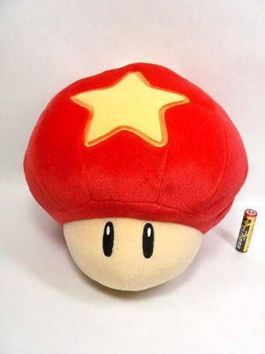 Large Super Mario Galaxy Mushroom Plush Doll