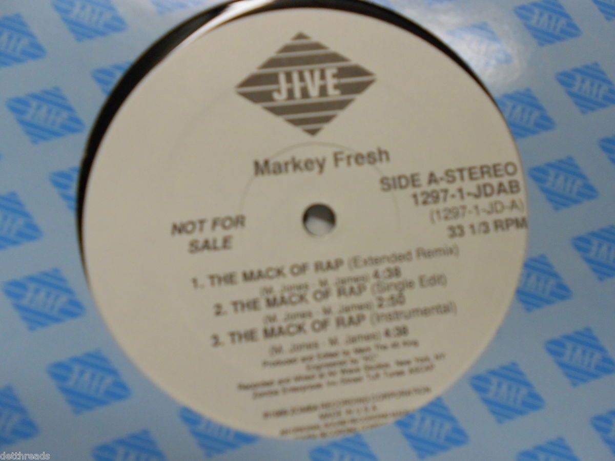 Markey Fresh The Mack of Rap Random Rap 12 Promo