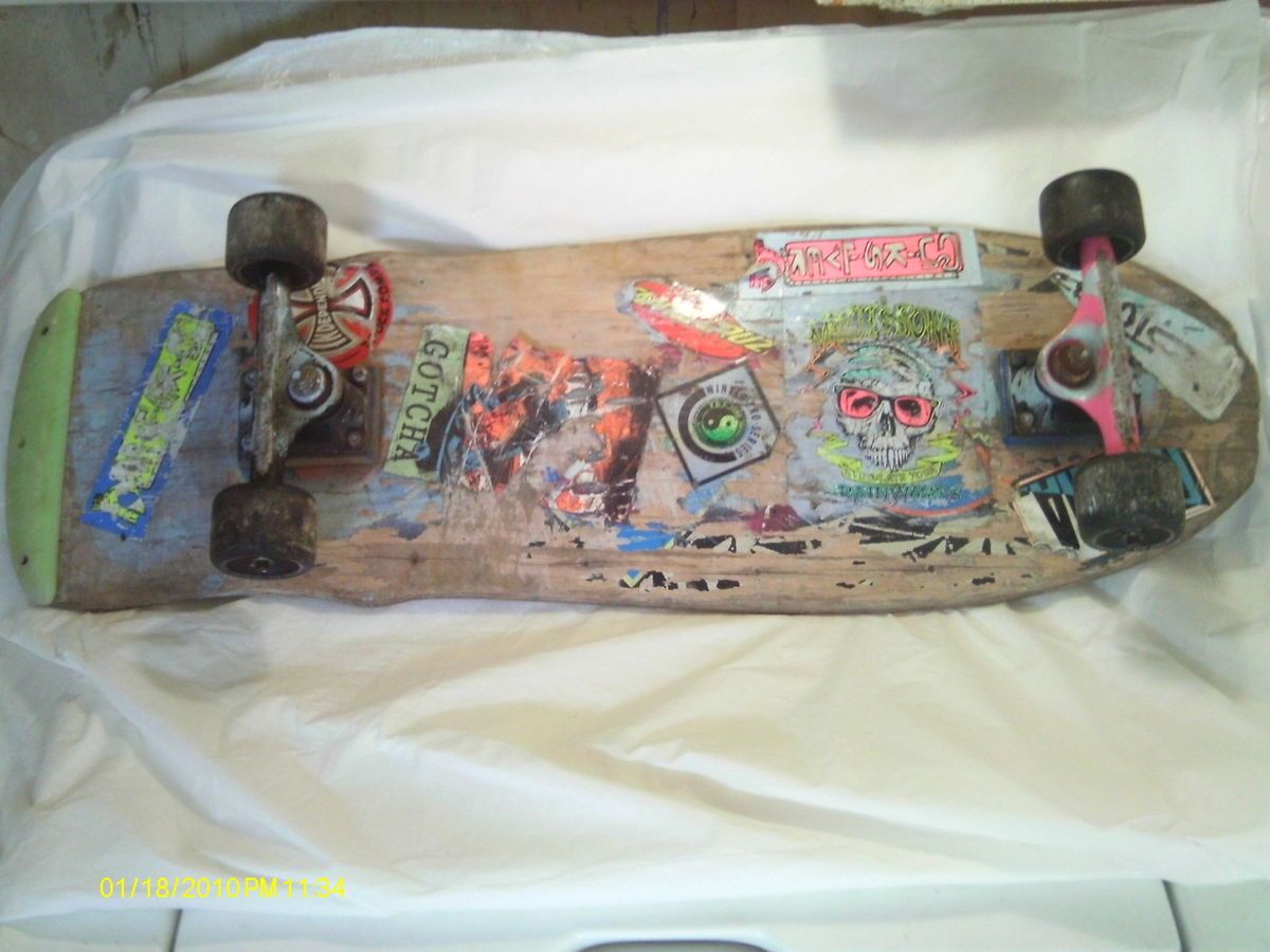 ORIGINAL VINTAGE MARK GATOR ROGOWSKI COMPLETE SKATEBOARD POWELL WHLS