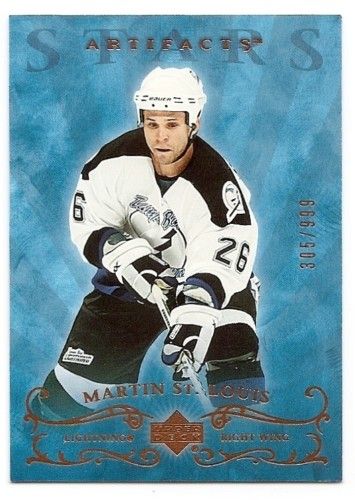 06 07 UD Artifacts Stars Martin St Louis 305 999