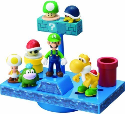 Mario Figures NEW Super Mario Bros Wii balance stage underground world