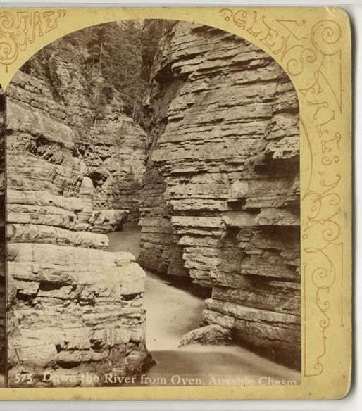 SV Ausable Chasm Devils Oven 1870s Seneca Ray Stoddard