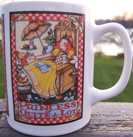 Mary Engelbreit The Princess of Quite A Lot Ceramic Coffee Mug