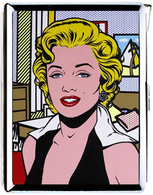 Marilyn Monroe Sexy Star Pop Arts Retro Vintage Cigarette Case Lighter