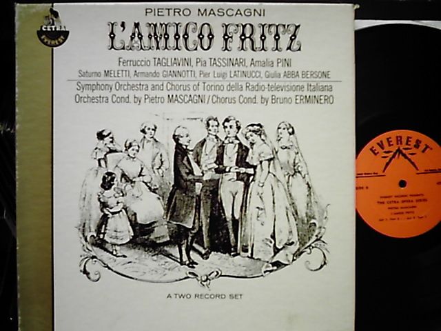 Pietro Mascagni LAmico Fritz 2 LP Box Set EX