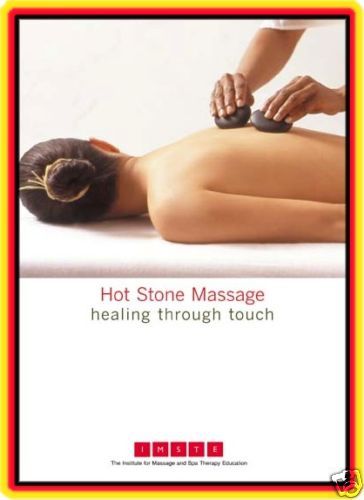 Hot Stone Massage Video on DVD 18 PG Manual Certificate