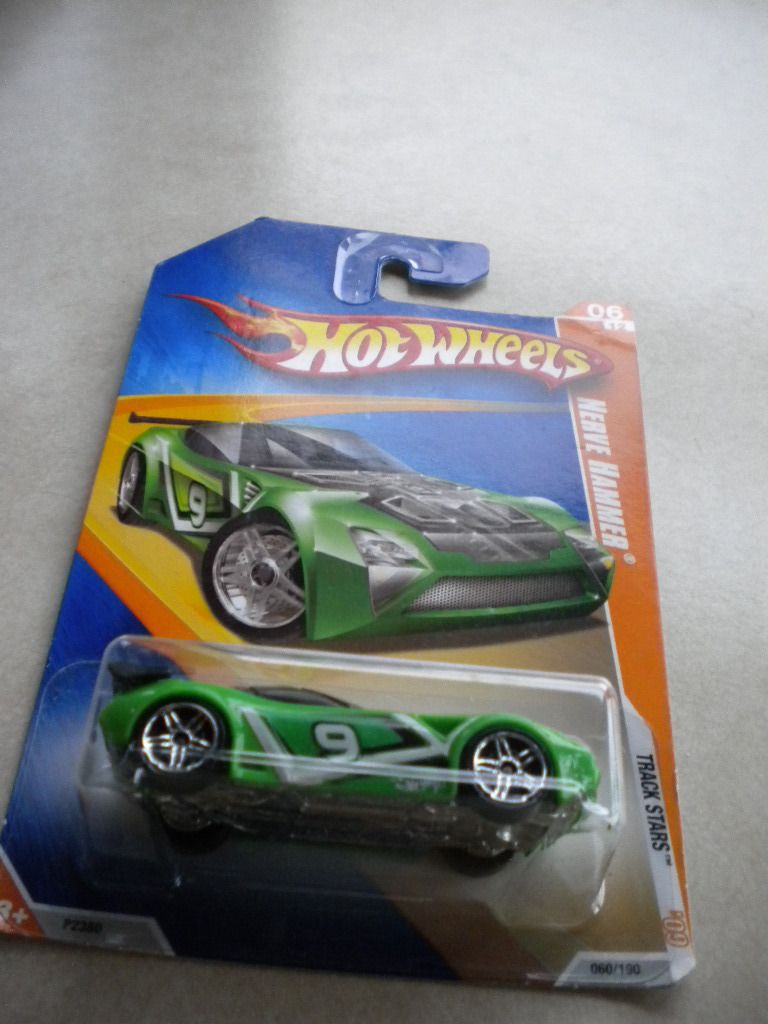 Hot Wheels Diecast Car 2008 06 Nerve Hammer Track Stars