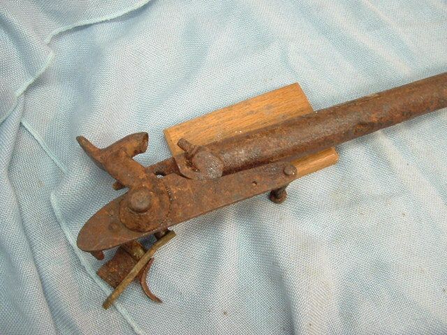 Civil War Relic Dug Enfield Musket Barrel Lock and Trigger Group