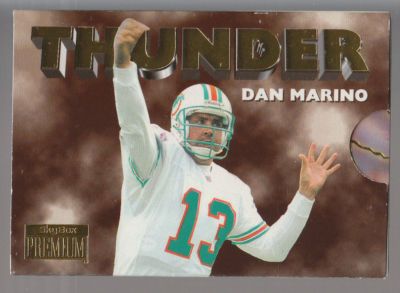  PREMIUM THUNDER LIGHTNING 4 OF 10 DAN MARINO OJ MCDUFFIE DOLPHINS