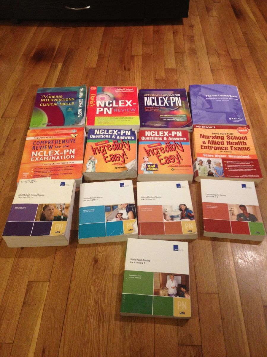 Nursing Book Bundle Special LPN 13 Books