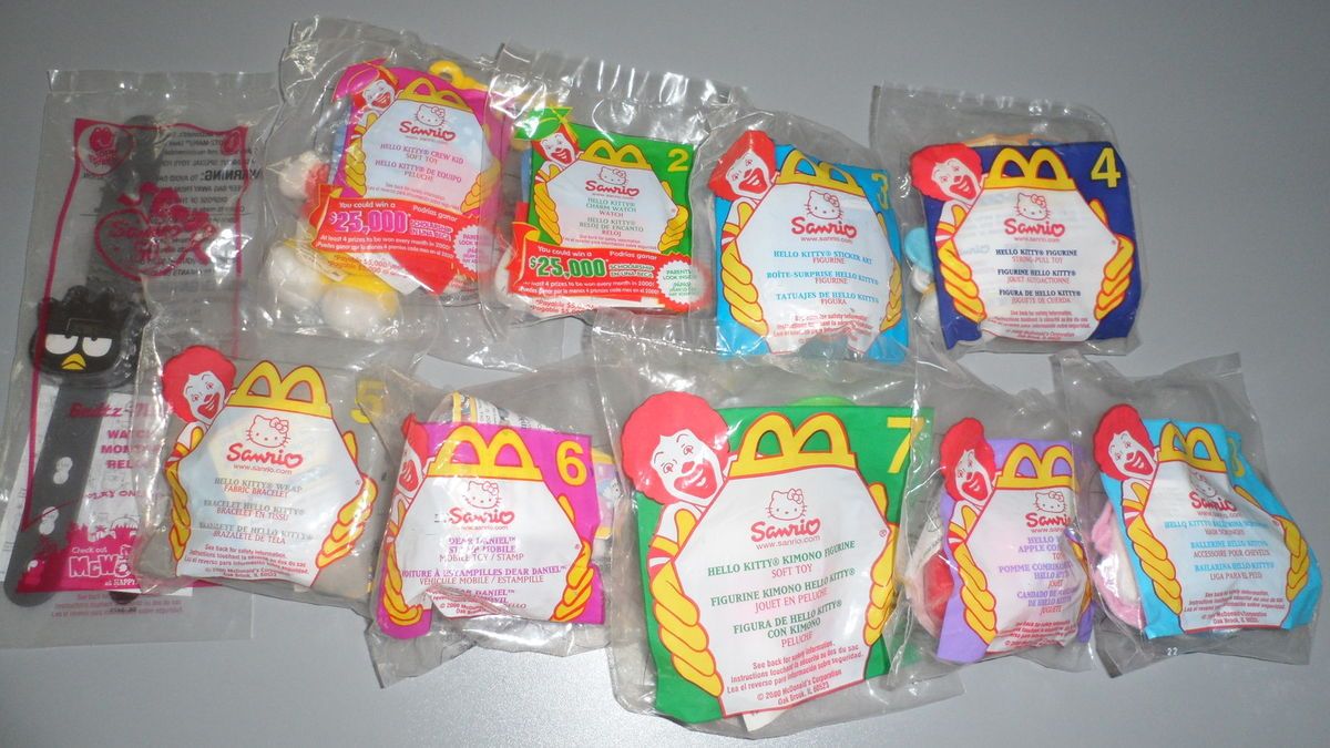 McDonalds Happy Meal Hello Kitty Sanrio Lot