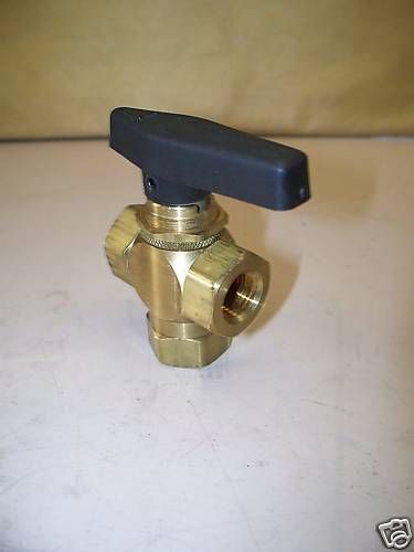 McMaster Carr 3 8 Daul Dirction Flow Valve Brass New