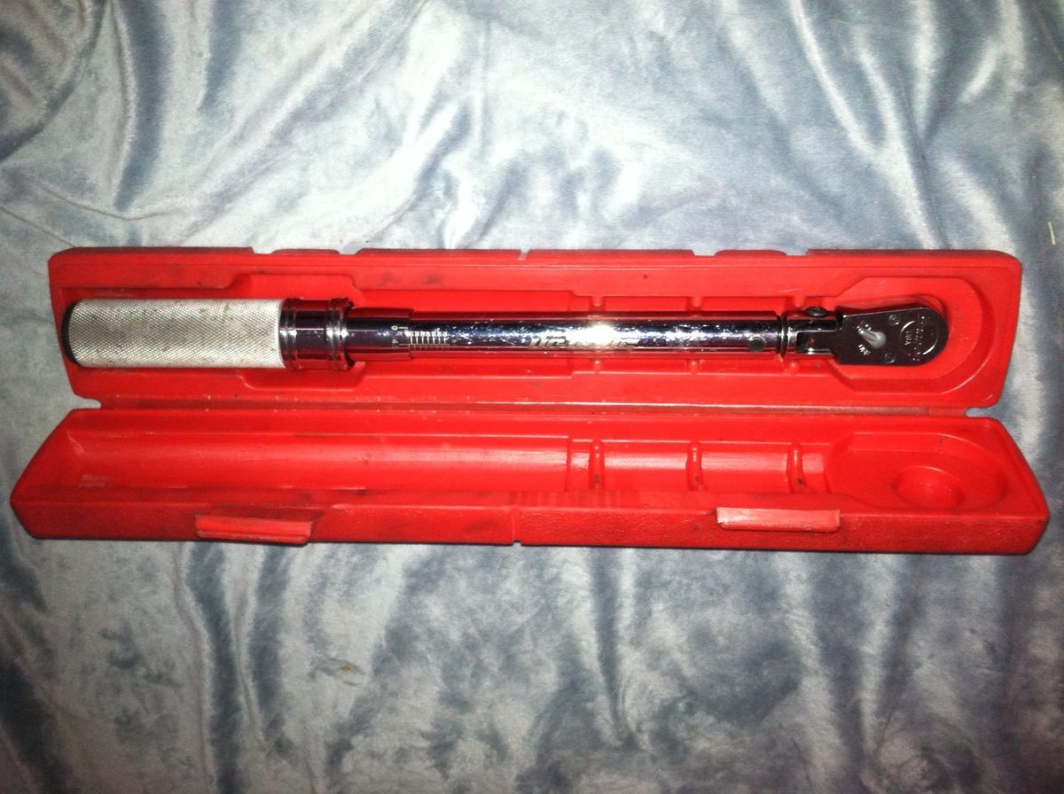 Drive Snap on Torque Wrench 5 75 Foot Pounds Lightly Used