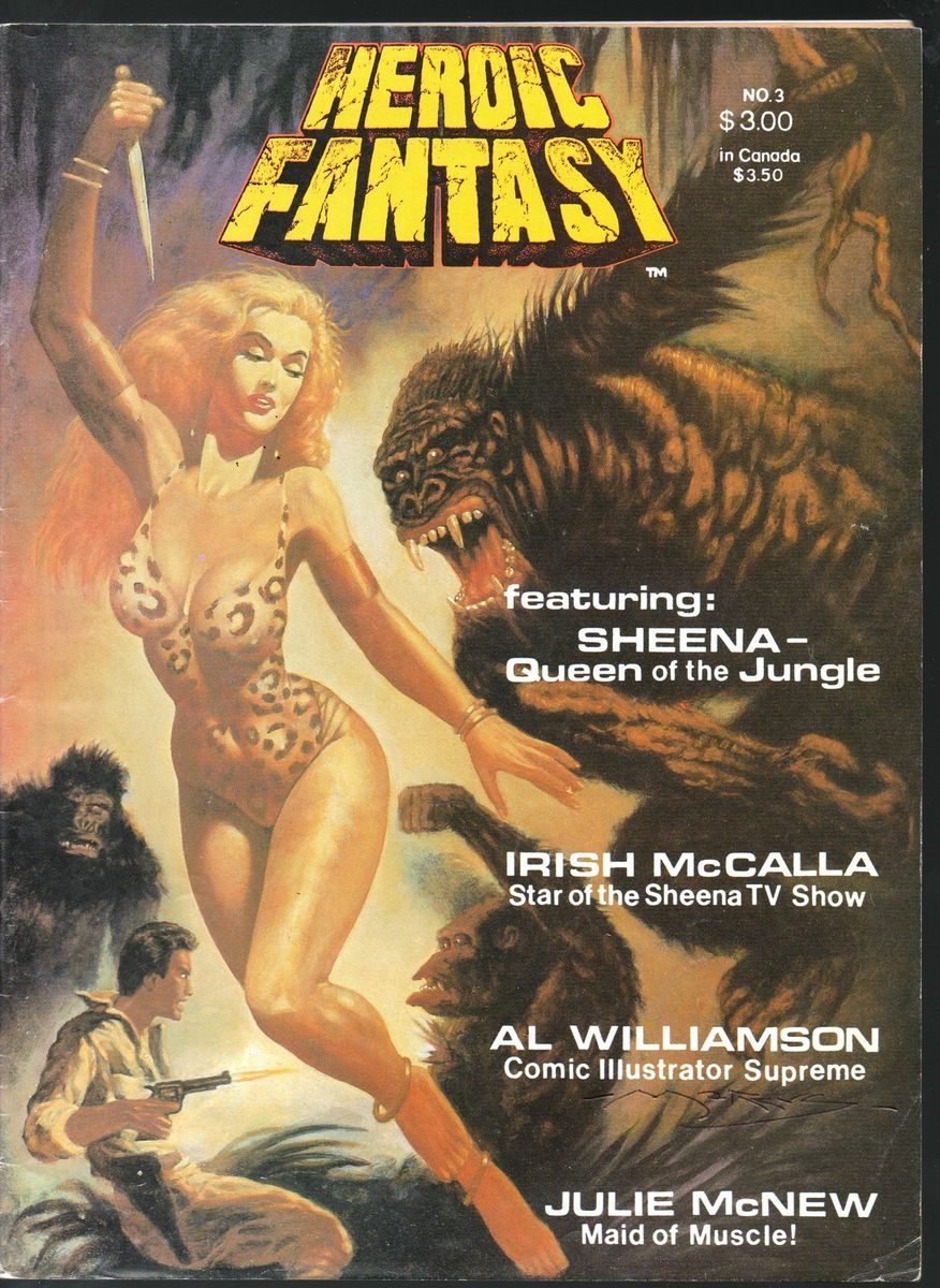 FANTASY # 3 COMIC FANZINE SIGNED BY MARCUS BOAS IRISH McCALLA SHEENA