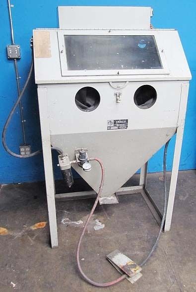 Trinco Dry Media Blast Cabinet Model 36 BP2 Sand Blaster Blast