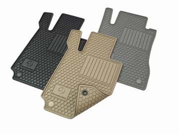 Mercedes Rubber Floor Mats 03 09 E Class Grey 4MATIC