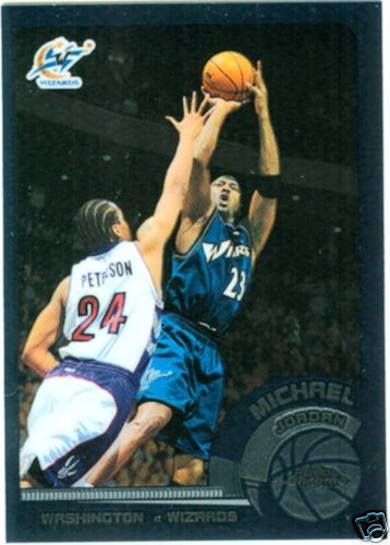 Michael Jordan 2002 03 Topps Chrome 10 Wizards