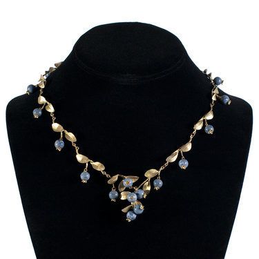 Blueberry Cluster Necklace by Michael Michaud Jewelry