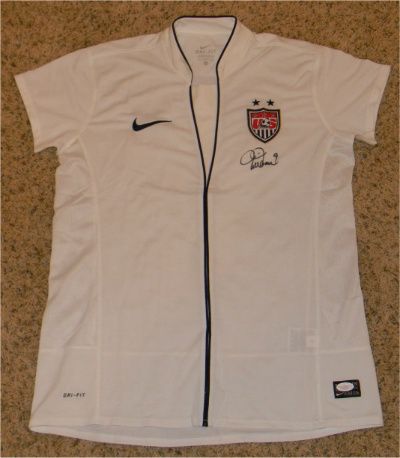 MIA Hamm Autographed Signed Team USA Nike Womens Soccer Jersey JSA