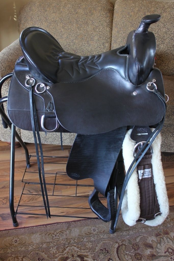 Tucker High Plains Trail Saddle Pleasure Western Tack Trail Riding