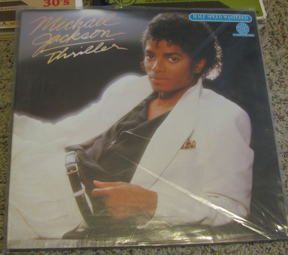 Michael Jackson THRILLER LP album CBS Half Speed Mastered AUDIOPHILE