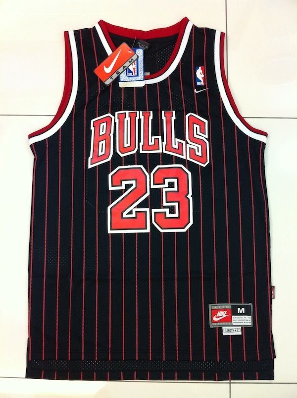 Michael Jordan Chicago Bulls 23 Swingman Alternate Black Away Jersey