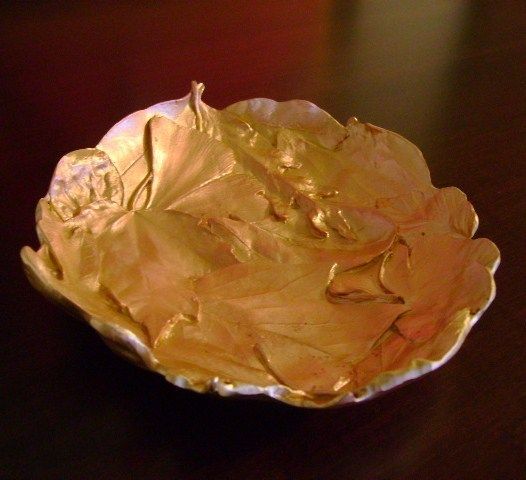 Michael Michaud Falling Leaves Dish